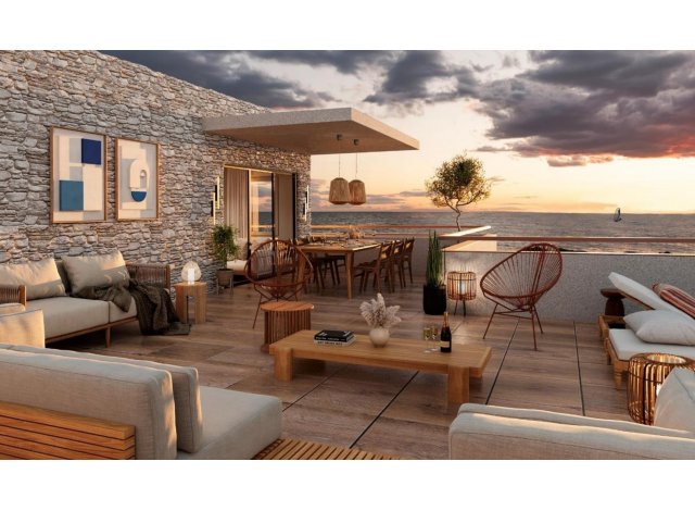 Programme immobilier neuf RESIDENCE EN BORD DE PLAGE AU BARCARES à Le Barcares