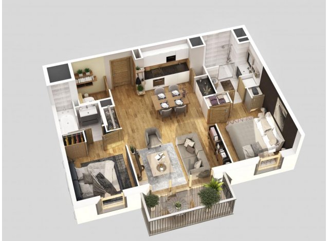 BLANC Mont Blanc immobilier neuf