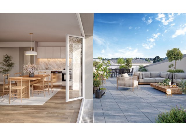 Programme immobilier avec maison ou villa neuve Jardin Cézanne à Corbeil-Essonnes