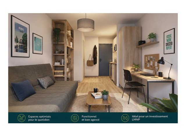 Programme immobilier neuf My Campus Rennes Baud Chardonnet à Rennes