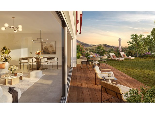 Programme immobilier avec maison ou villa neuve Domaine Harriaga à Espelette