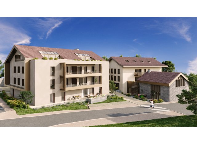 Investissement locatif à Annecy : programme immobilier neuf pour investir Copponex C1 à Copponex