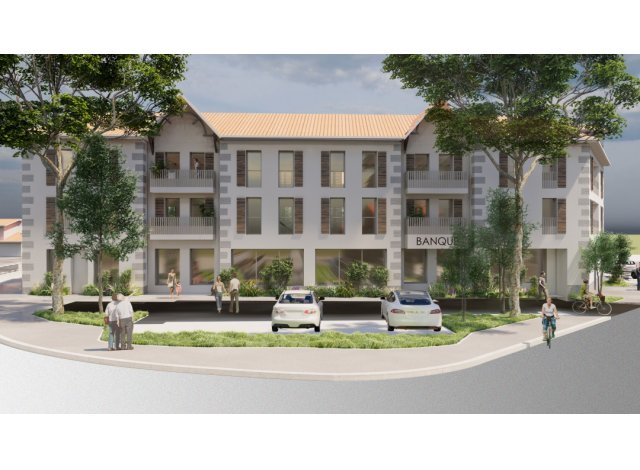 Logement neuf en bail réel solidaire Le Patio des Lacs à Biganos