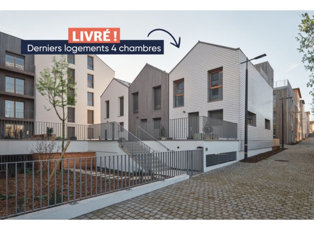 Programme immobilier avec maison ou villa neuve Confidence  Noisy-le-Grand