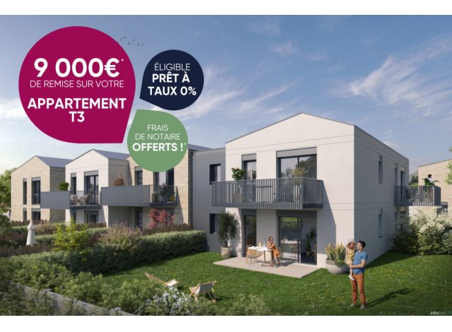 Investissement immobilier neuf avec promotion Le Clos Semillon  Pessac