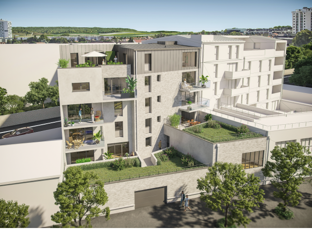 Investissement locatif  Chteau-Thierry : programme immobilier neuf pour investir Residence Jeanne  Reims