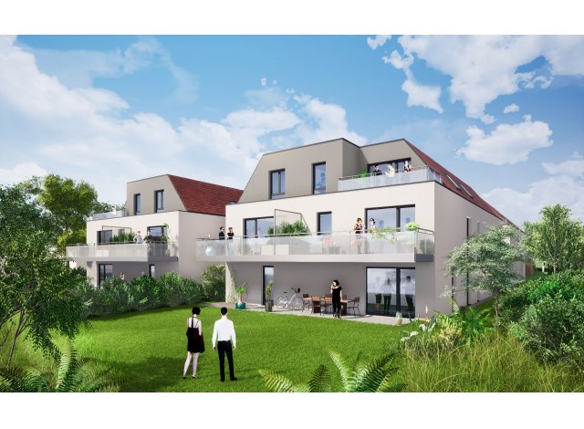 Investissement locatif  Colmar : programme immobilier neuf pour investir L'Eden  Entzheim