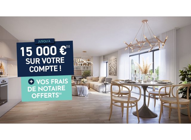 Programme immobilier avec maison ou villa neuve L'Orée du Bois  Montévrain