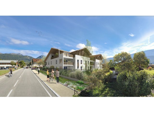 Investissement locatif en Haute-Savoie 74 : programme immobilier neuf pour investir Moka  Marignier