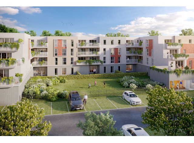 Investissement locatif  Tinqueux : programme immobilier neuf pour investir Terrasses de Vaux  Coulommiers