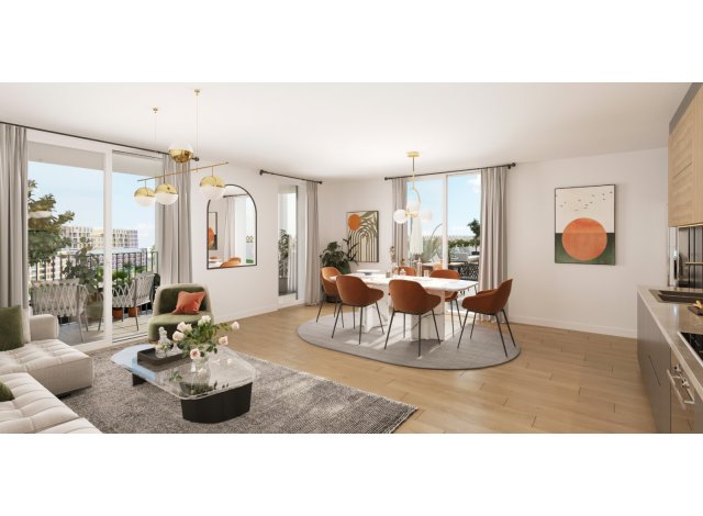 Investissement locatif  Bischheim : programme immobilier neuf pour investir Le Coeur du Rhin  Strasbourg