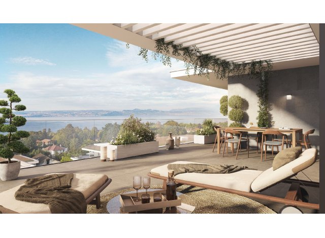 Investissement locatif en Haute-Savoie 74 : programme immobilier neuf pour investir Royal Park  Evian-les-Bains