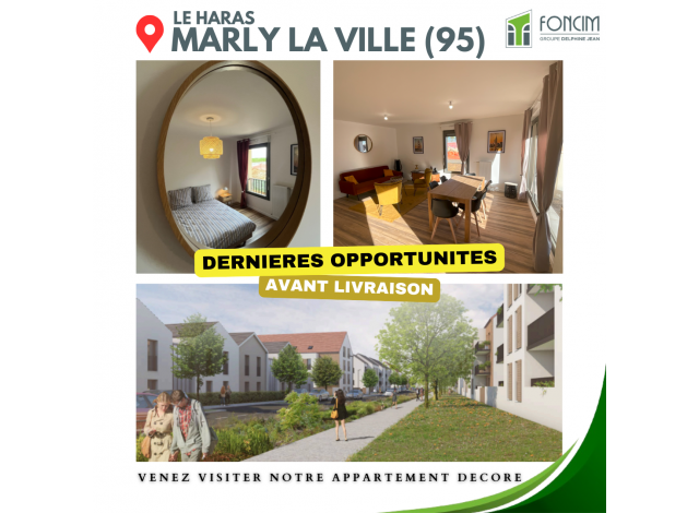 Investissement locatif  Gouvieux : programme immobilier neuf pour investir Le Haras  Marly-la-Ville