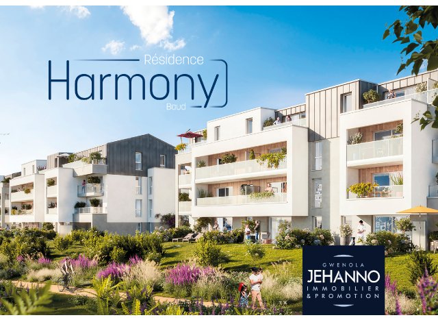 Investissement locatif  Lorient : programme immobilier neuf pour investir Residence Harmony  Baud