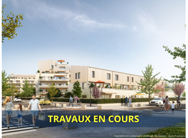 Investissement locatif  Bayeux : programme immobilier neuf pour investir Athéna  Caen