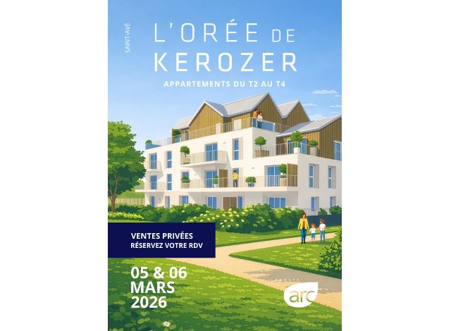 Programme immobilier neuf L'Oree de Kerozer � Saint-Ave