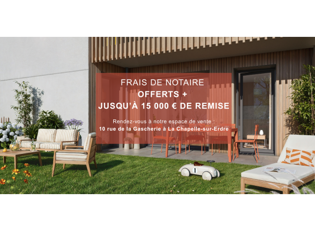 Investissement locatif  Nantes : programme immobilier neuf pour investir Borea  La-Chapelle-sur-Erdre