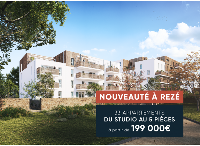 Investissement locatif  Le Pellerin : programme immobilier neuf pour investir Bosco  Rezé