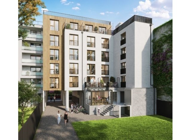 Investissement locatif à Paris : programme immobilier neuf pour investir Ivry-sur-Seine CG 1 à Ivry-sur-Seine