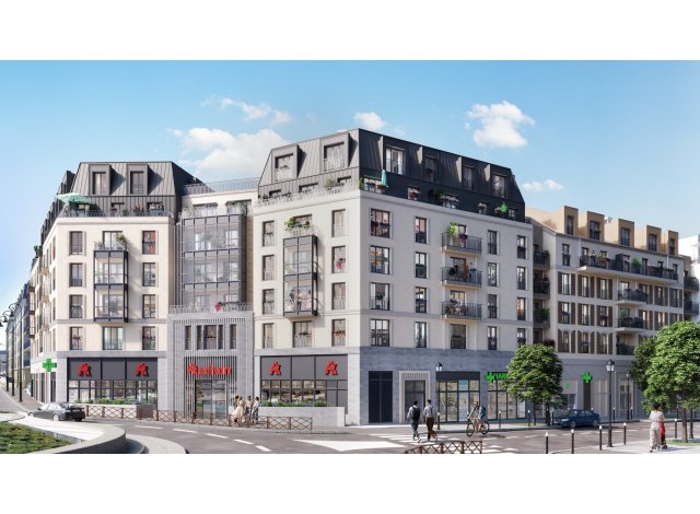 Investissement locatif en Ile-de-France : programme immobilier neuf pour investir A Sartrouville, en Plein Coeur de Ville!  Sartrouville