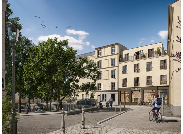 Investissement locatif  Paris 20me : programme immobilier neuf pour investir Les Jardins de Galleron  Paris 20ème