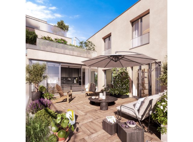 Programme immobilier neuf Les Jardins de Galleron � Paris 20&egrave;me