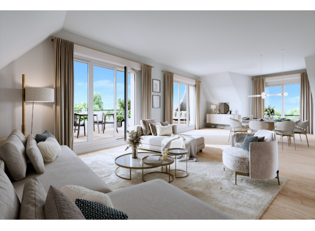 Investissement locatif à Bayeux : programme immobilier neuf pour investir Villa Solea à Caen