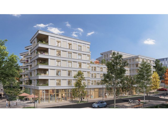 Investissement locatif  Vnissieux : programme immobilier neuf pour investir La Place Centrale  Bron