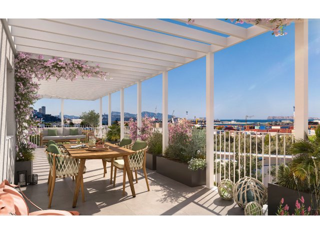 Programme immobilier neuf Les Terrasses Marines à Marseille 16ème
