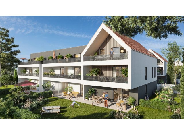 Investissement locatif  Slestat : programme immobilier neuf pour investir Villa Champêtre  Oberschaeffolsheim