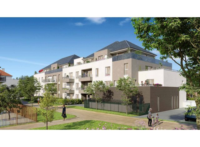 Investissement locatif en Ile-de-France : programme immobilier neuf pour investir Green Central  Saint-Fargeau-Ponthierry