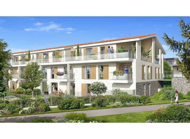 Investissement locatif  Saint-tienne : programme immobilier neuf pour investir Les Marelles  Ternay