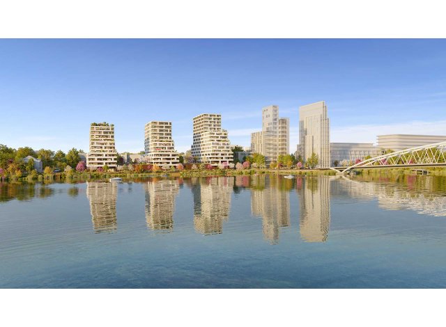 Investissement locatif  Mulhouse : programme immobilier neuf pour investir Art de Rives  Huningue