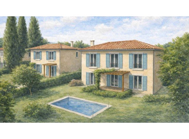 Programme immobilier avec maison ou villa neuve Les Originelles � Antibes