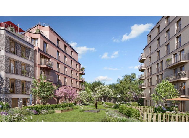 Investissement locatif en Ile-de-France : programme immobilier neuf pour investir Les Jardins Kléber  Pantin