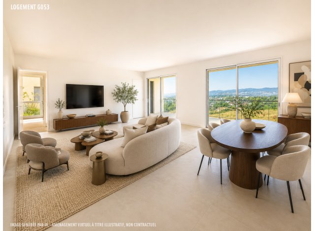 Investissement locatif à Lyon : programme immobilier neuf pour investir Contemplation à Saint-Didier-au-Mont-d'Or
