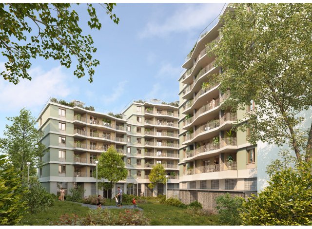 Investissement locatif en France : programme immobilier neuf pour investir Botany  Aubervilliers