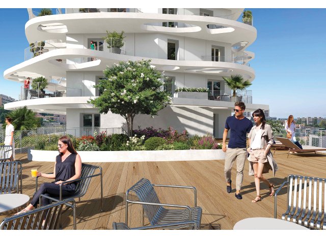 Investissement locatif  Cagnes-sur-Mer : programme immobilier neuf pour investir Hana  Nice