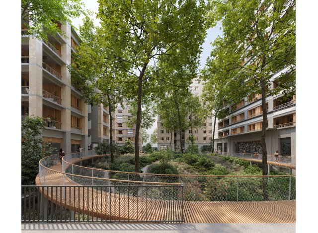 Investissement locatif dans le Rhne 69 : programme immobilier neuf pour investir Zephyr  Lyon 2ème