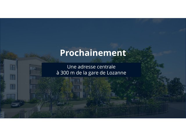 Programme immobilier neuf Lozanne