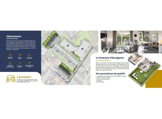Programme neuf Le Domaine d'Harpignies  Valenciennes
