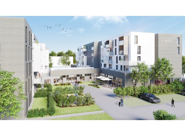 Investissement locatif  Pont-de-Metz : programme immobilier neuf pour investir La Plume de Samara  Amiens