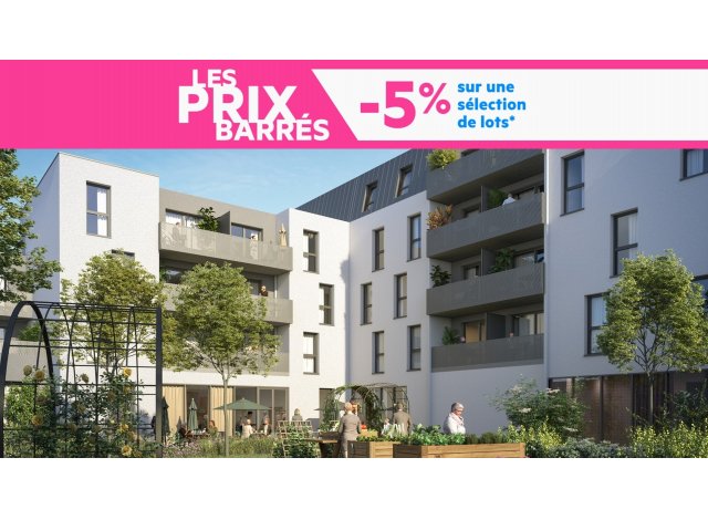 Investissement locatif  Valenciennes : programme immobilier neuf pour investir L'Angora  Roubaix