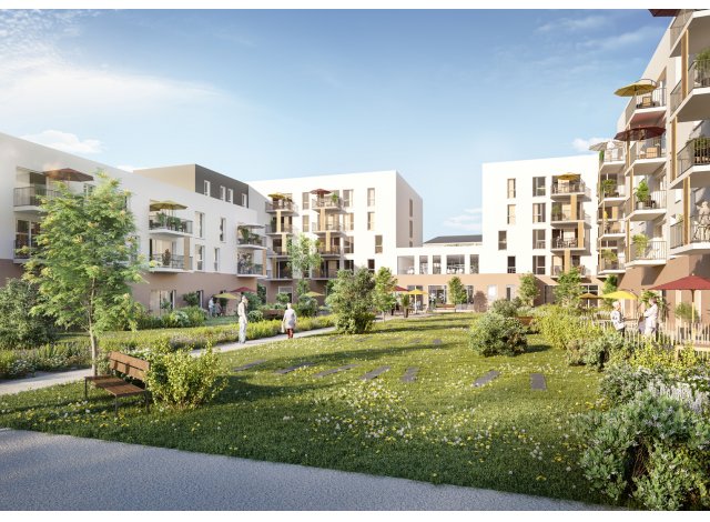 Investissement locatif  Reims : programme immobilier neuf pour investir Les Rosaces  Troyes