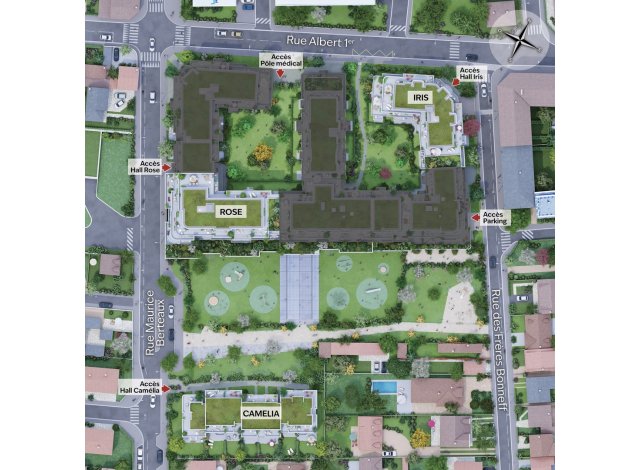 Programme neuf Les Jardins Albert 1er  Bezons