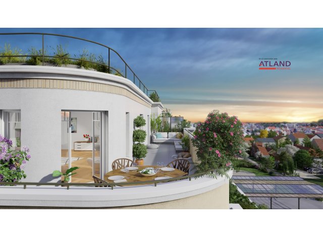 Investissement locatif  Colombes : programme immobilier neuf pour investir Les Jardins Albert 1er  Bezons