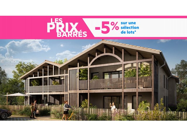 Investissement locatif  Mont-de-Marsan : programme immobilier neuf pour investir Vert Marin  Moliets-et-Maa