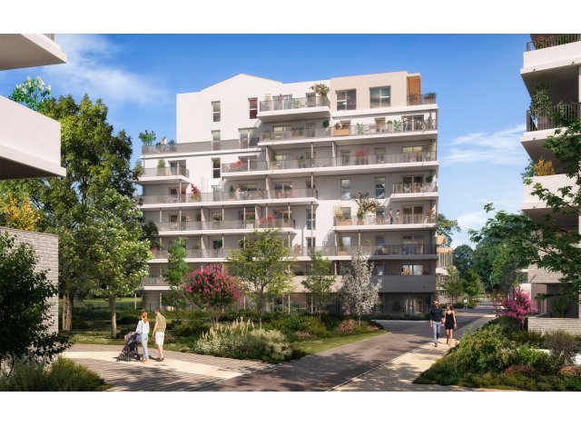 Investissement locatif  Pibrac : programme immobilier neuf pour investir Le Parc du Faubourg  Toulouse