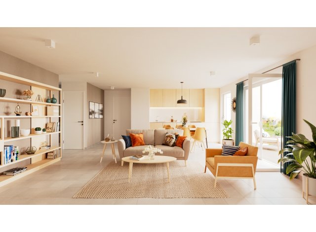 Investissement locatif  Villeurbanne : programme immobilier neuf pour investir Nouveau : Résidence Soline  Vaulx-en-Velin