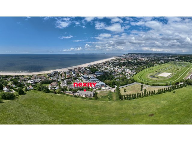 Investissement locatif en France : programme immobilier neuf pour investir Les Loges de Clairefontaine  Benerville-sur-Mer